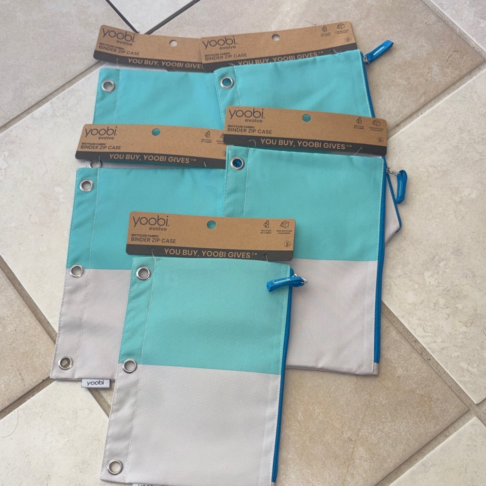 5 Yoobi Pencil cases Two-Tone